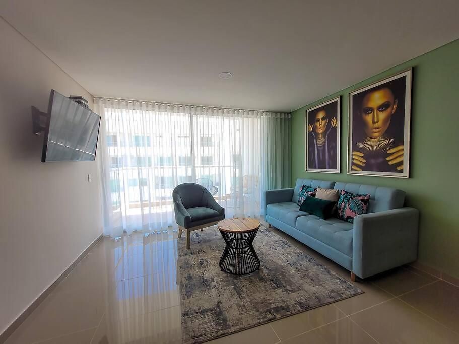 Apartamento Spectacular*2bed*balcony* Ac*near Montu 1404b *