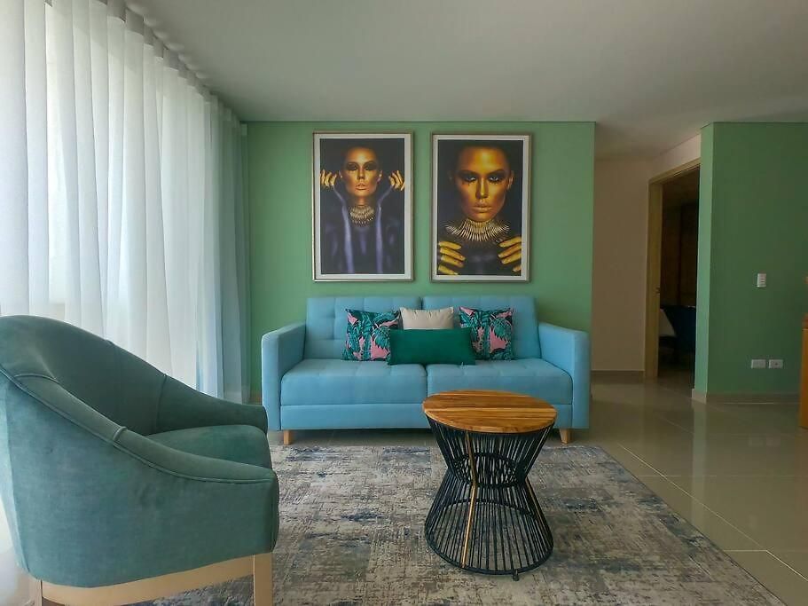 Spectacular*2bed*balcony* Ac*near Montu 1404b Cartagena