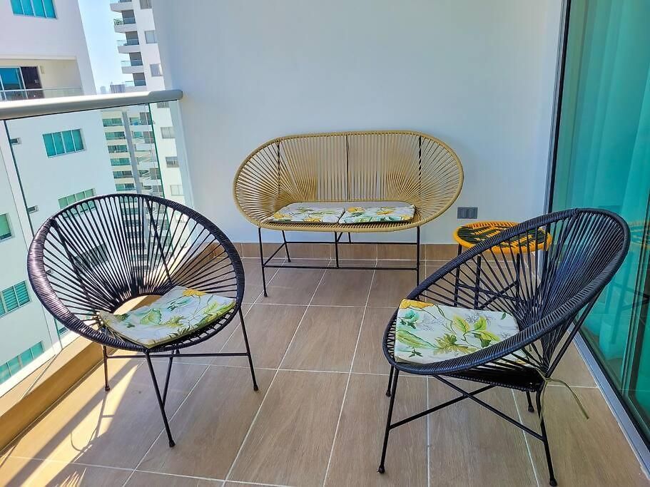 Apartamento Spectacular*2bed*balcony* Ac*near Montu 1404b Cartagena